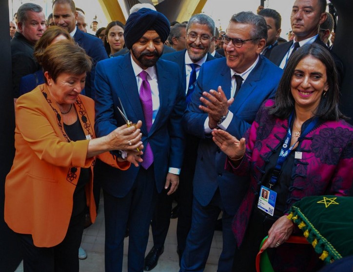 centre_fes's tweet photo. The annual meetings of The @WorldBank and the IMF has begun this Monday in Marrakech, with the participation of the global economic and financial elite to debate the major issues linked in particular to the policies of financing, economic growth and climate change https://t.co/wMFkwedIod