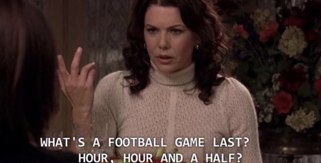 lorelai gilmore is so unintentionally funny