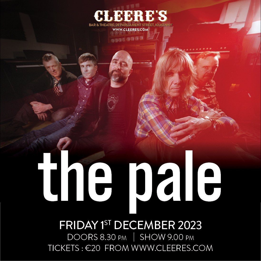 Our first gig in December will at Cleere’s Bar. W are looking forward to it! Hope to see you there! Tickets: cleeres.com/product/the-pa… . . . cleeres.com/product/the-pa…