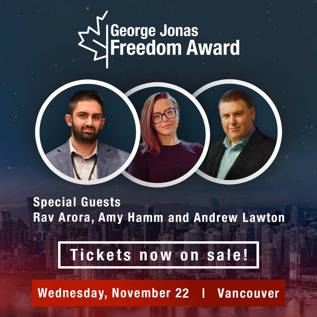 Our Vancouver dinner is coming up on Wednesday, November 22 and tickets are now live! Special guests @Ravarora1, Amy Hamm (@preta_6), and @AndrewLawton will be there for a lively fireside chat and Q&A. Get your tickets today at jccf.ca/george-jonas-f….