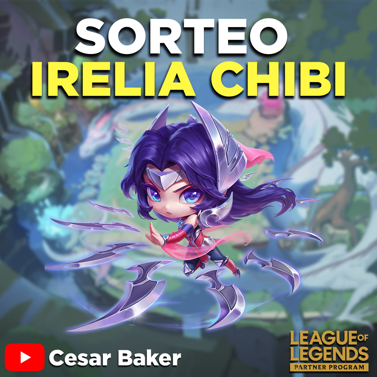 🔥 SUPER SORTEO IRELIA CHIBI🔥

✅2 Ganadores.
✅2 IRELIA CHIBI
✅Participan TODOS LOS SERVIDORES.

Sigue los pasos para participar 👇

🔸Seguirme: <a href="/_cesarbaker/">Bakersito 🍞</a>
🔸Fav + RT a este Tweet
🔸Comenta tu pan favorito (el mío la concha) 

⭕SORTEO TERMINA 19/10/ 2023