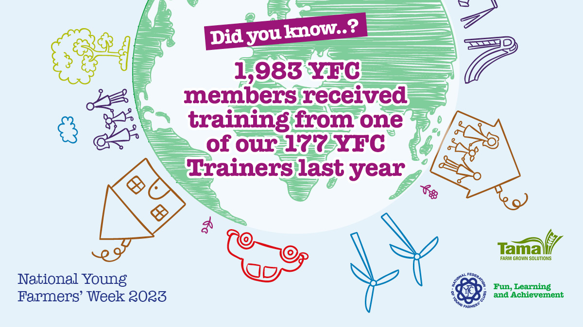 NFYFC supports clubs to deliver training to help YFC members develop skills and confidence. 

It's why we have a bespoke training modules for YFCs called the Curve, which are delivered by our YFC Trainers.   

#NationalYoungFarmersWeek