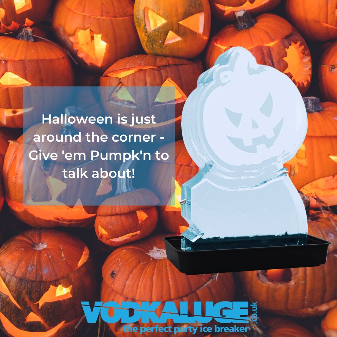 Pumpkins are perfect for carving, Pumpkin Spice Lattes, and as a Vodka Luge of course! 🎃🧊 This spooky Pumpkin Vodka Luge is sure to have all you ghouls, witches and werewolves ready to party! 🎃🥃 

#iceicebaby #ice #vodkaluge #vodka #vodkaonice #halloween #ukhalloween #pumpkin