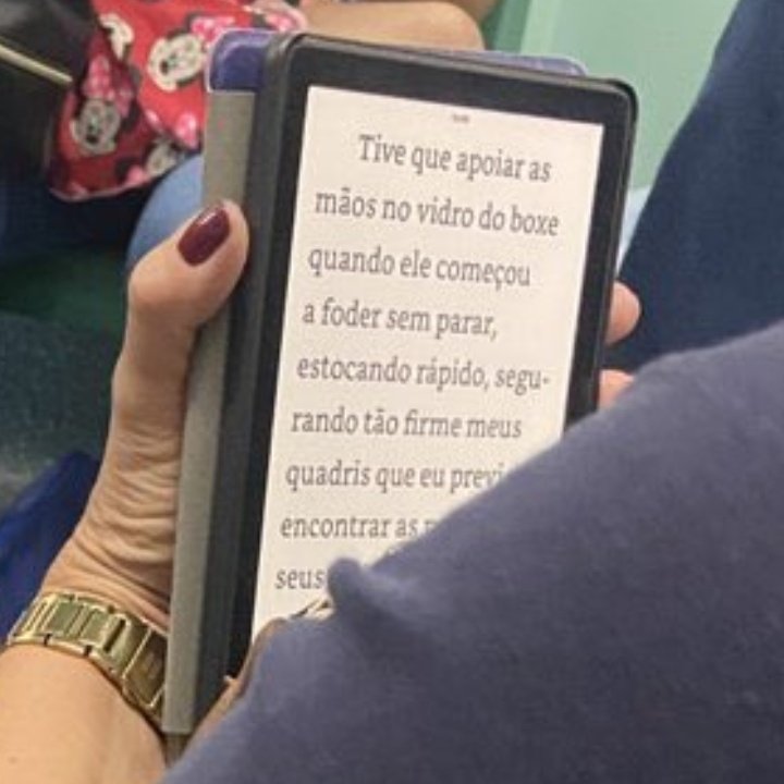 não se pode mais ler em paz no metrô