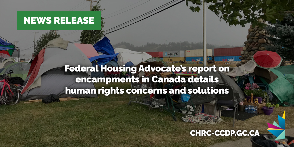 NEW: The Advocate's report illustrates the experiences of #encampment residents across the country and explores potential solutions to this growing #HumanRights crisis: bit.ly/3RYpJdN