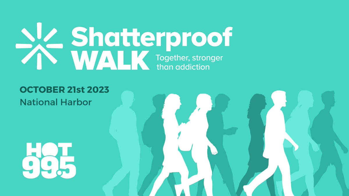 hot995's tweet photo. We’re thrilled to be the exclusive radio partner for the #ShatterproofWalk. Addiction impacts 46M+ families. Join us on 10/21 so more people can access quality care and recover from this treatable disease.
https://t.co/UJpYqISWHJ
#Shatterproof #StrongerThanAddiction #EndOverdose https://t.co/V7MiItx7Ba