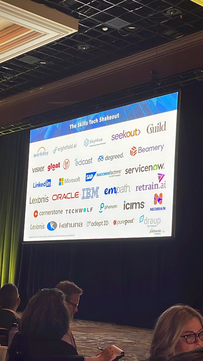 Recruiting is the most experienced domain in AI. <a href="/Josh_Bersin/">Josh Bersin</a> #HRTechConf