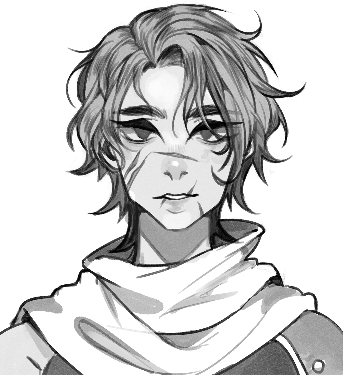 Nekuromii's tweet photo. Another 10usd male sketches done I love them ♥
OC's belongs to @reclctrantRebel
#commissions #sketch #doodle #anime #boy #male #grayscale #art #illust #commissiones #finish https://t.co/UbULDFnub5