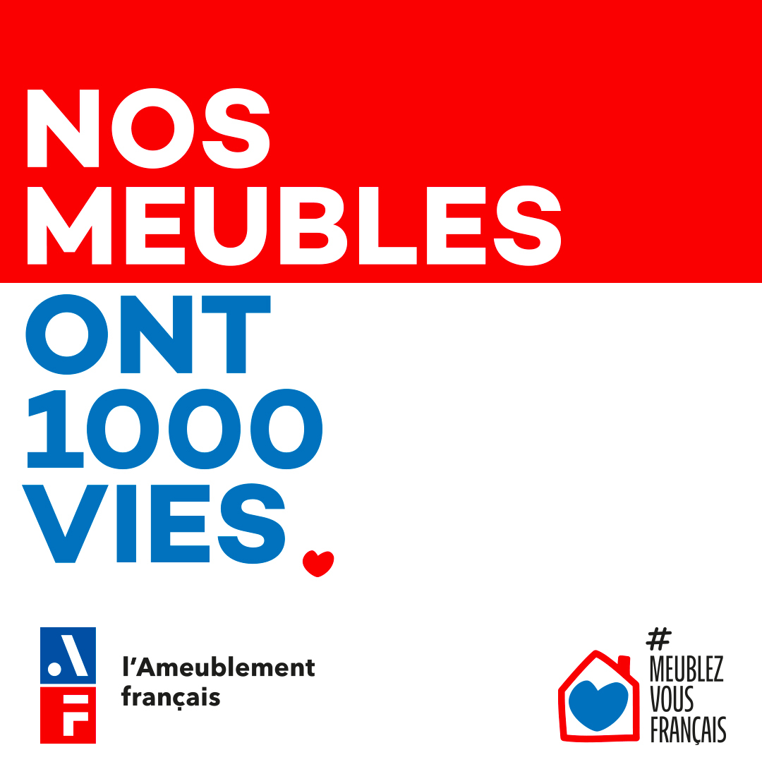 💙 Rendez-vous sur le site de meublezvousfrancais.com pour découvrir la nouvelle campagne "Nos meubles ont 1000 vies" et les valeurs qu'elle véhicule, portée par nos partenaires distributeurs et fabricants.
#Ameublementfrançais #meublezvousfrançais