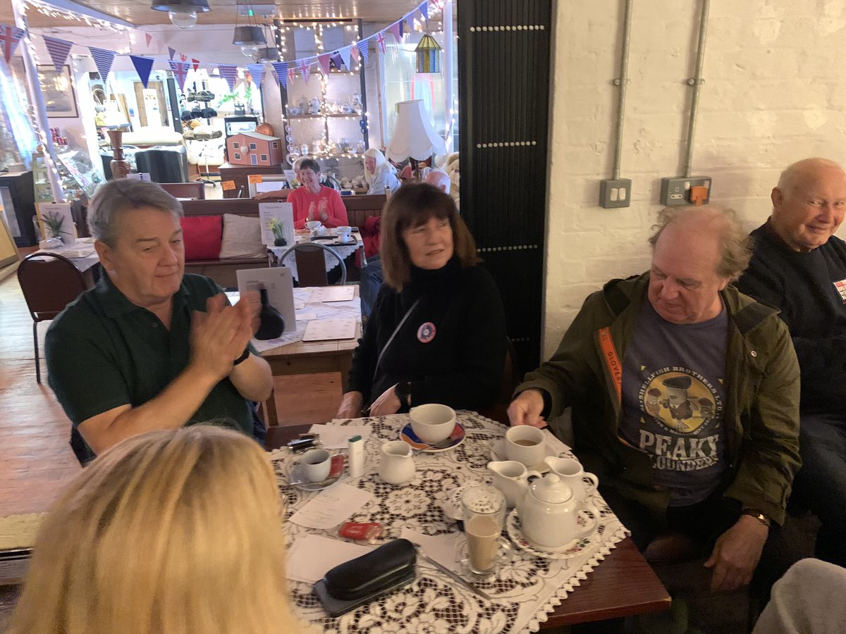 Coffee mornings are really picking up now regularly getting 40 veterans and partners to our meetings. If you're in #Bridlington and you're a veteran why not join us.