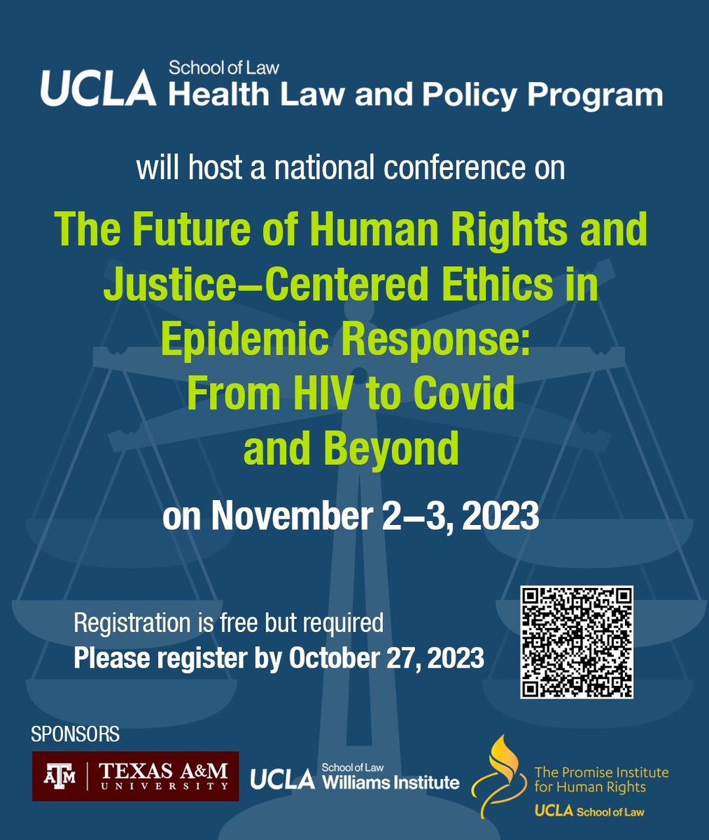 Looking forward to co-chairing this conference at UCLA next month with Bill Sage! Agenda and registration link for virtual or in-person attendance here: law.ucla.edu/academics/cent…