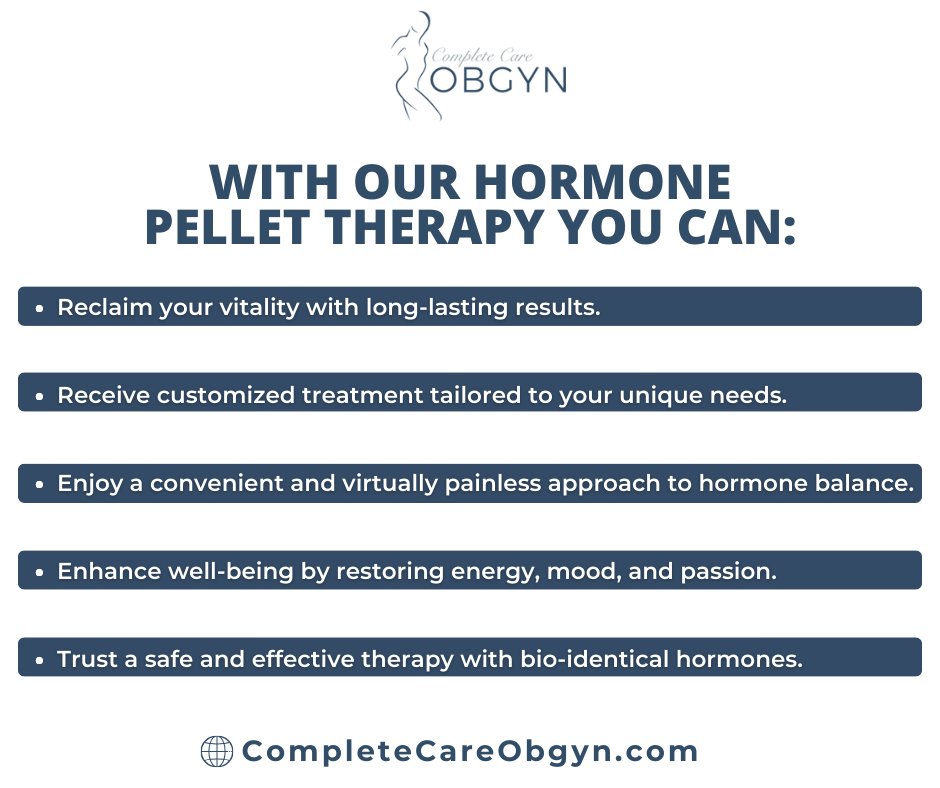Take charge of your health and embrace life with renewed joy and energy! Your journey towards hormonal harmony starts here.

Call (702) 213-5601 for an appointment or visit our website completecareobgyn.com to learn more.

#compassionatehealthcare #prenatalcare