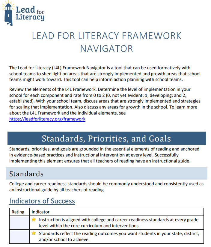 Lead for Literacy Center tweet media