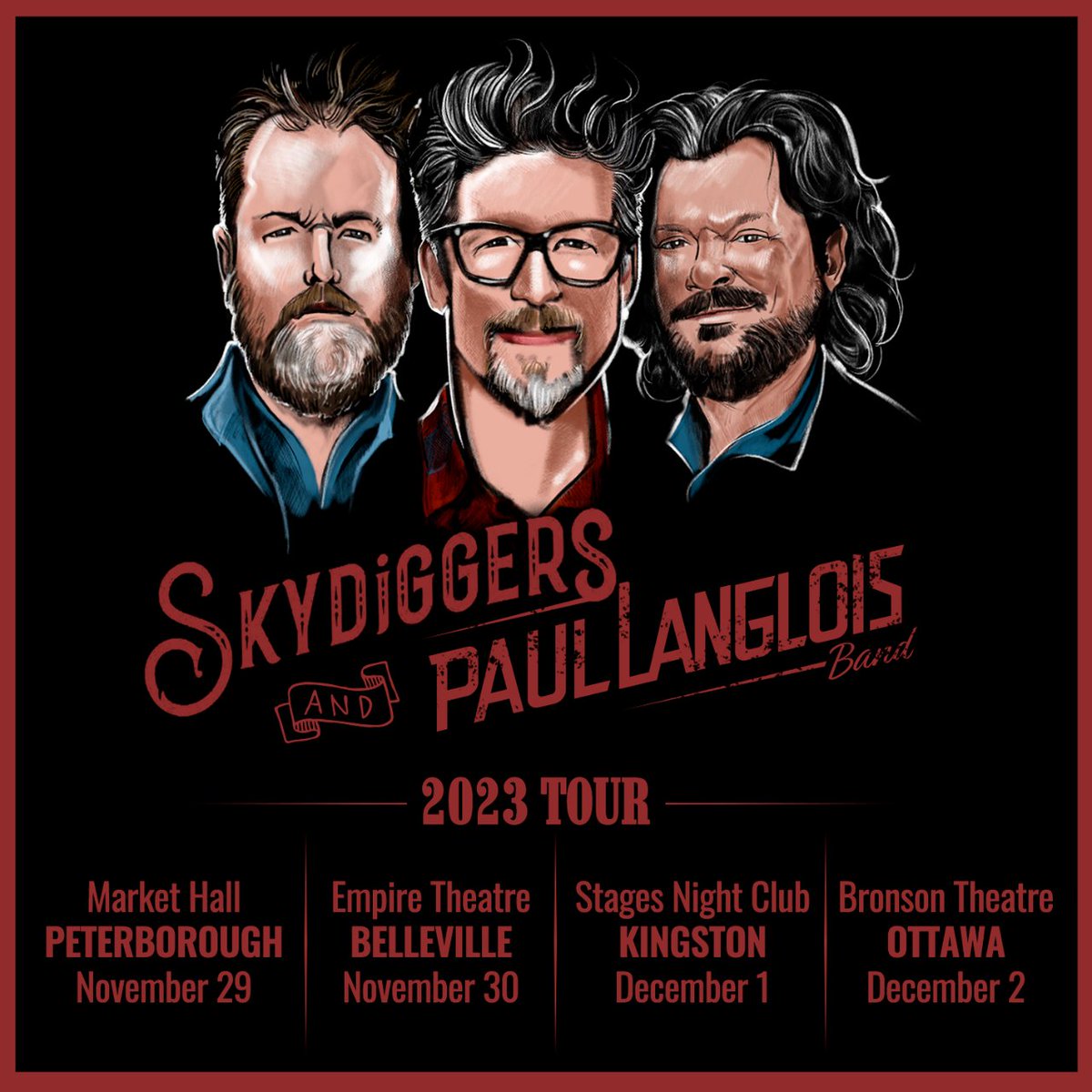 paullanglois101's tweet photo. Tickets are selling fast for our double bill tour with the @Skydiggers next month! We’re playing four Ontario shows in late November / early December. Hope to see you there ✌️

Get tix: https://t.co/BvEblWUH3M https://t.co/jgW5M58A1w