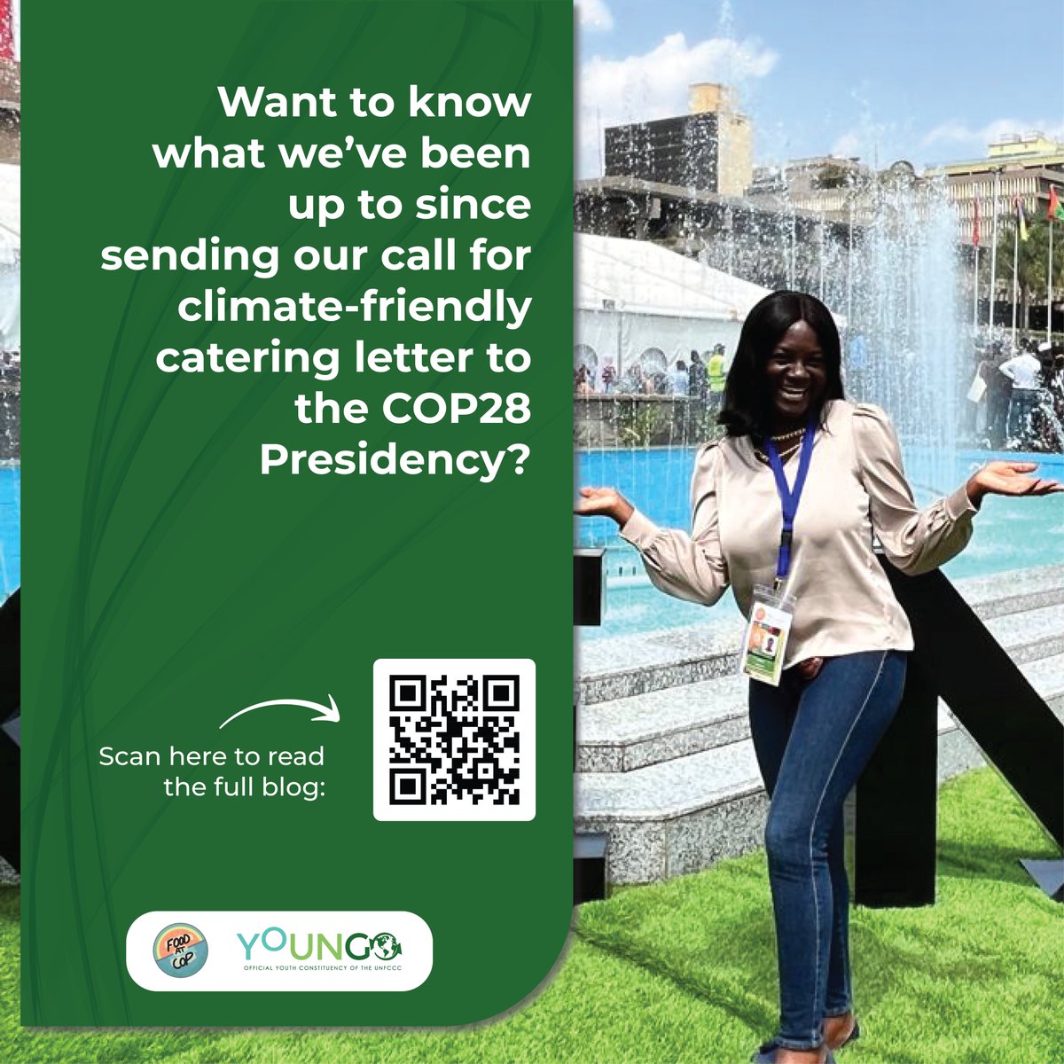 Want updates on the @IYCM and <a href="/FoodatCOP/">Climate-Friendly Food at COP</a> Catering Letter for <a href="/COP28_UAE/">COP28 UAE</a> (supported by <a href="/ProVeg_Int/">ProVeg International</a>)? Check out this blog by an active member of both groups, @gloviva from Ghana:
bit.ly/cop28cateringu…

#YOUNGO #FoodatCOP #CateringforClimateAction