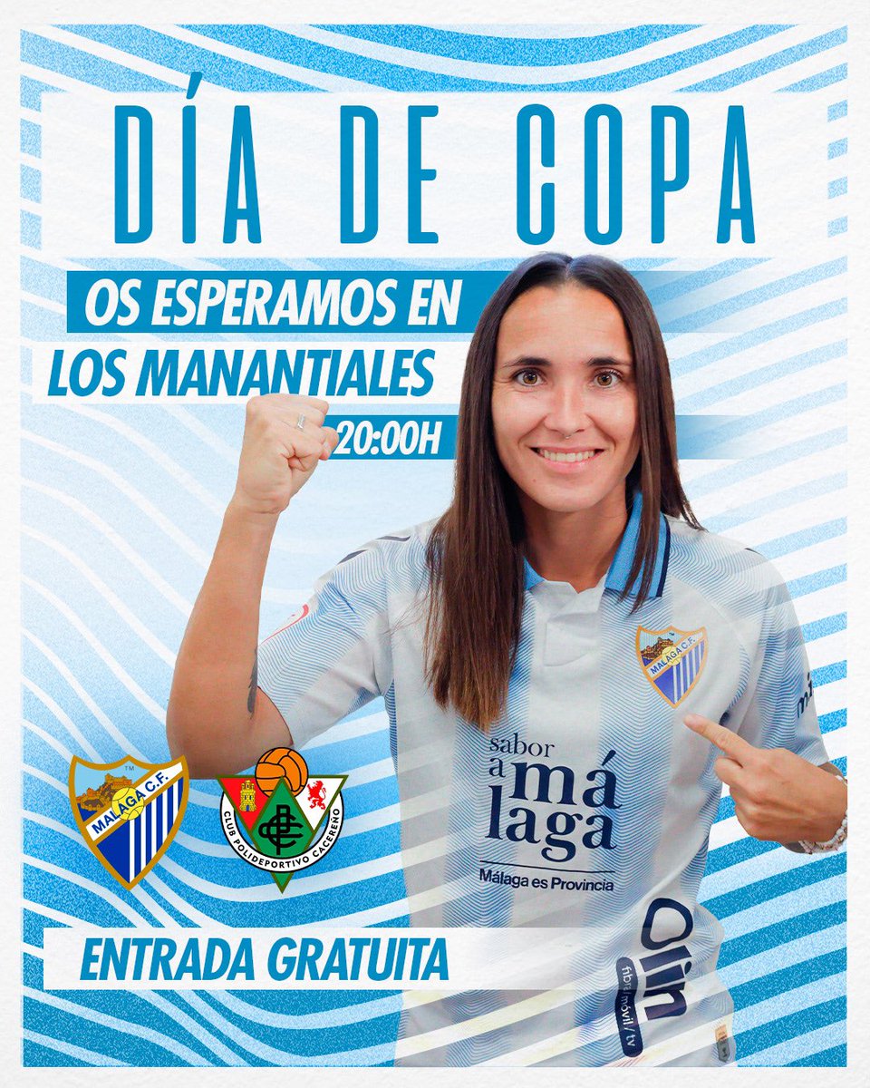 Hoy es el día… ¡Disfrutemos de la Copa! 🏆

¡Os esperamos, malaguistas! 💙

#VamosMálaga