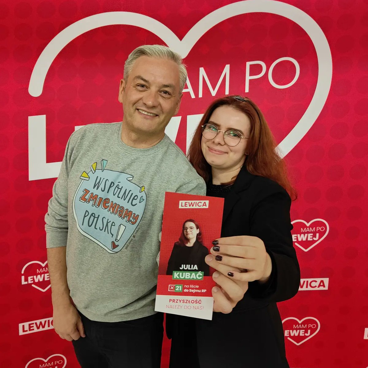 Za nami Konwencja Młodych we Wrocławiu ❗

<a href="/__Lewica/">Lewica</a>, jak zawsze pokazuje, że jest partią oferującą przestrzeń dla każdego pokolenia. Wspiera młode kandydatki i młodych kandydatów w całej Polsce.

W Okręgu 13 szukajcie mnie pod numerem ❎21 ✌️