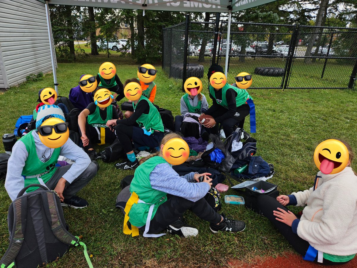 It’s a great day for our Grade 7&amp;8 team at Nelson Lords 1st Annual Elementary Flag Football Tournament! 🏈💚