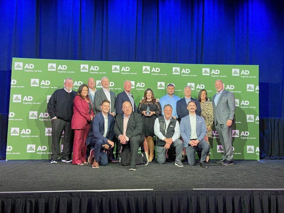 aprsupply's tweet photo. APR Supply Co. was recognized at the 2023 AD (Affiliated Distributors) North American Meeting for best Field Marketing Summit for 2023. #APRSupplyCo #BeDifferent #ADStrong #ADTogetherWeWin https://t.co/RaOlB7bEH9