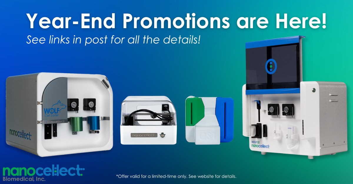 Whether you’re an existing member of the WOLF Pack, or want to bring gentle cell sorting to your lab for the first time, we’ve crafted these offers for your success.

First time WOLF customers: 
hubs.ly/Q0253tx-0 
 Existing WOLF Pack customers: 
hubs.ly/Q0253zFj0