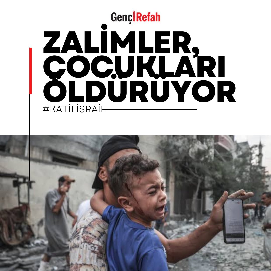 refahgenc46's tweet photo. Zalimler, çocukları öldürüyor !

#Katilİsrail https://t.co/wqEOJ4KlBf