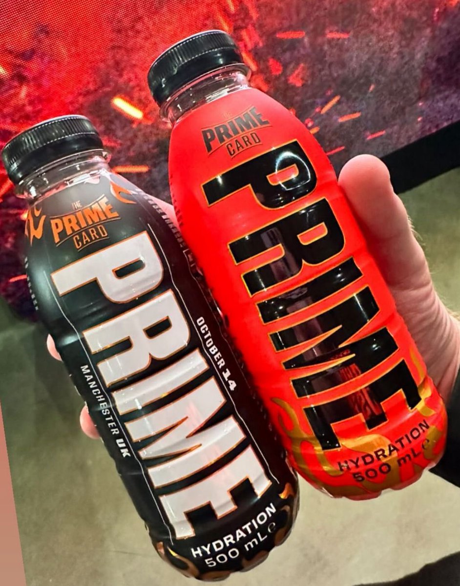 PrimeHydrate's tweet photo. Limited Edition Prime Card Bottle 🔥 
#ThePrimeCard https://t.co/xcLKo5XEHV