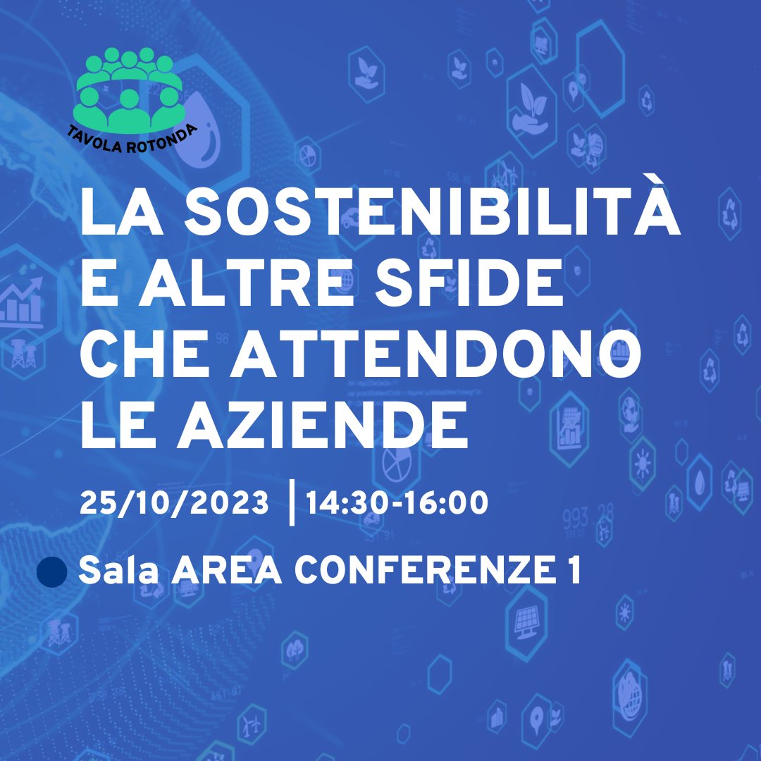 Durante #AeTNordEst unisciti a noi per parlare di #Sostenibilità e sfide aziendali! 
Gli Esperti del Settore
👤 Marco Vecchio <a href="/ANIEAutomazione/">ANIEAutomazione</a> 
👤 Antonello Mordeglia #DanieliAutomation 
👤 Massimiliano Giuffrida <a href="/Fincantieri/">Fincantieri</a> 

Prenota il tuo posto qui 🔗 vicenza.aetevent.com/programma