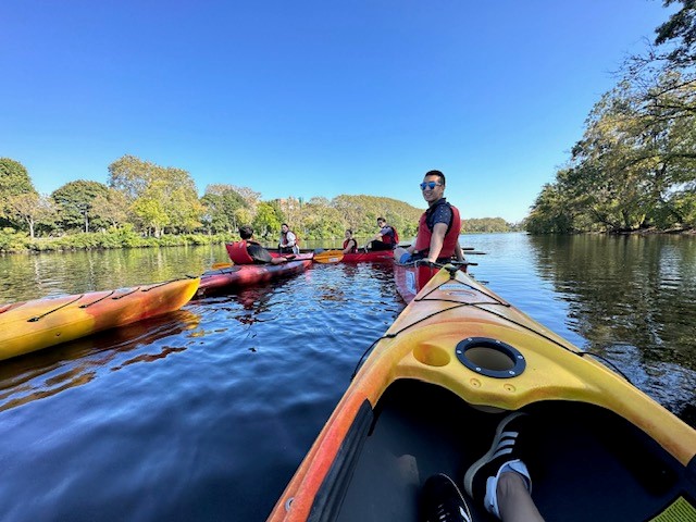 corner_tx's tweet photo. Our team had a fantastic time kayaking on the Charles, where we explored and bonded over our shared commitment to transforming the standard of care for infectious diseases and cancers. If you’d like to join our team, visit the Corner website: https://t.co/VyOKK2FBHj https://t.co/ZNBHzsEZAQ