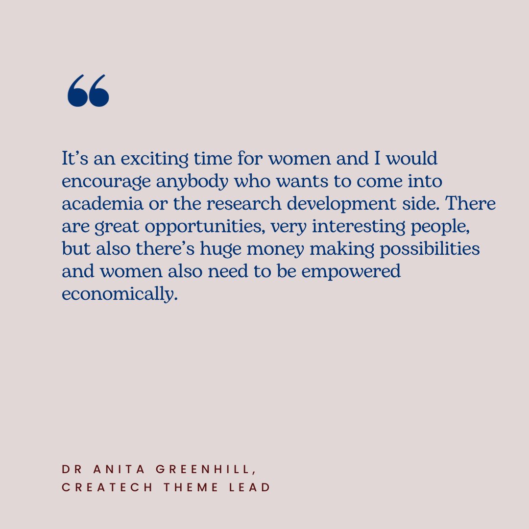 DigitalUoM's tweet photo. 📢Featuring Dr Anita Greenhill (@AnitaGHill), our Createch Theme Lead! 💫In honour of #Digitober, discover how Dr Greenhill from @AllianceMBS is encouraging #womenintech to embrace the opportunities in #academia and research development🖥️: @GMCADigital @McrDig #DigitalHer https://t.co/RWfCqzLWuf
