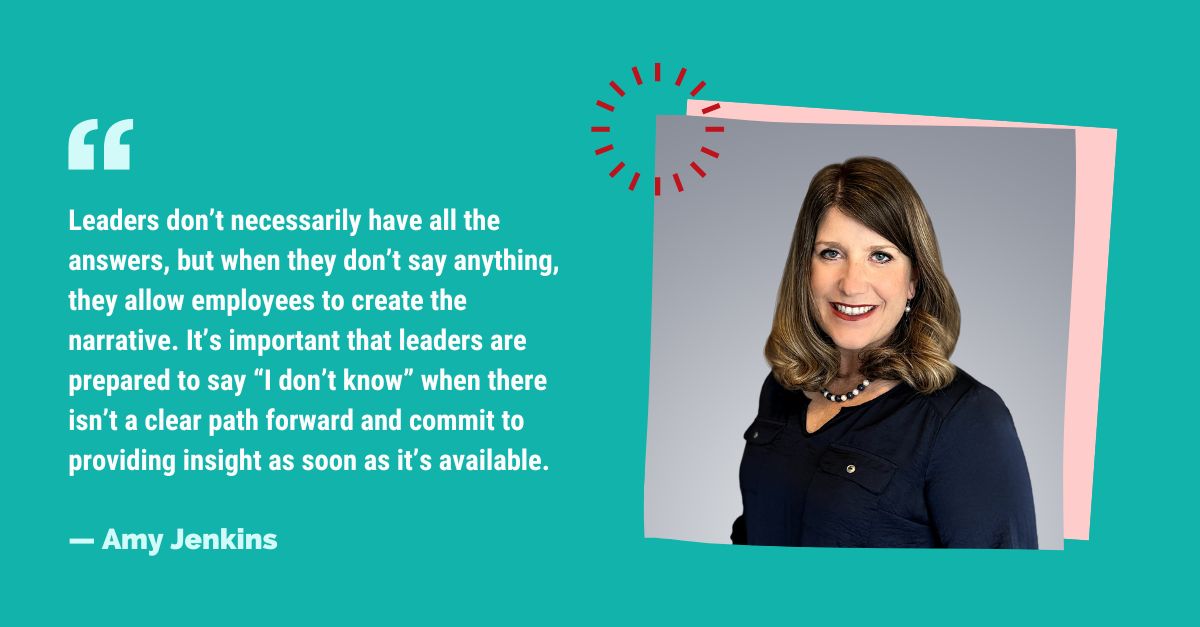 How leaders respond during times of uncertainty is so important. 

Let's normalize saying "I don't know" when we don't have all the answers instead of making employees wait and wonder. 🌟 

#WednesdayWisdom #BusinessQuotes #Leadership