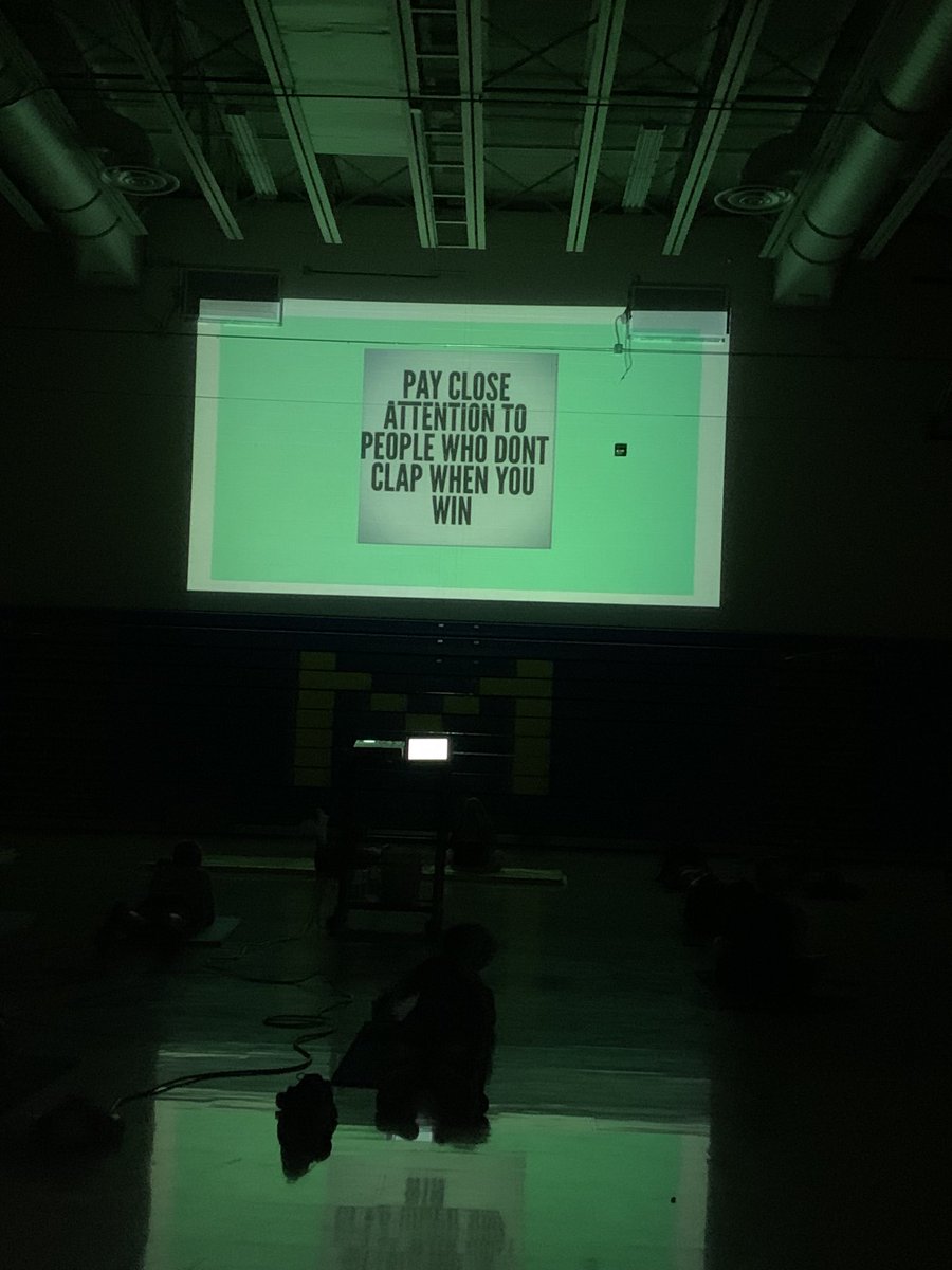 FTBsess's tweet photo. Great message today at Franklin Middle School. Team first attitude.  Thanks Coach Mumm. ⁦@FMS_TRF⁩.  Day 4 meditation.  Our kids are doing an outstanding job.. Better Everyday. https://t.co/MuPyiNWG2l