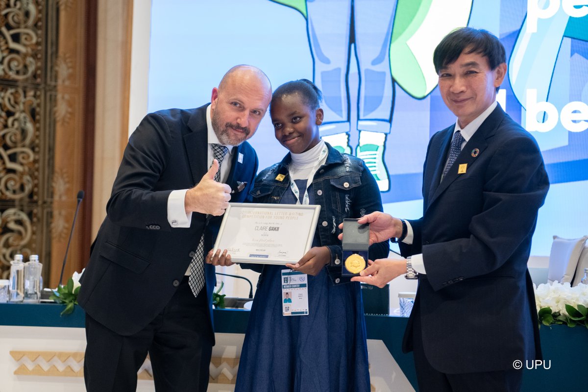 UN_RSF's tweet image. #RoadSafety affects us all including the #Postal industry .

The @UN_RSF is pleased to have partnered with @UPU_UN for the 52nd #ILWC, amplifying #YouthVoices &amp;amp; championing #RoadSafety through letter writing.

Kudos to the winners!

Find out more➡️ roadsafetyfund.un.org/news/upu-annou…