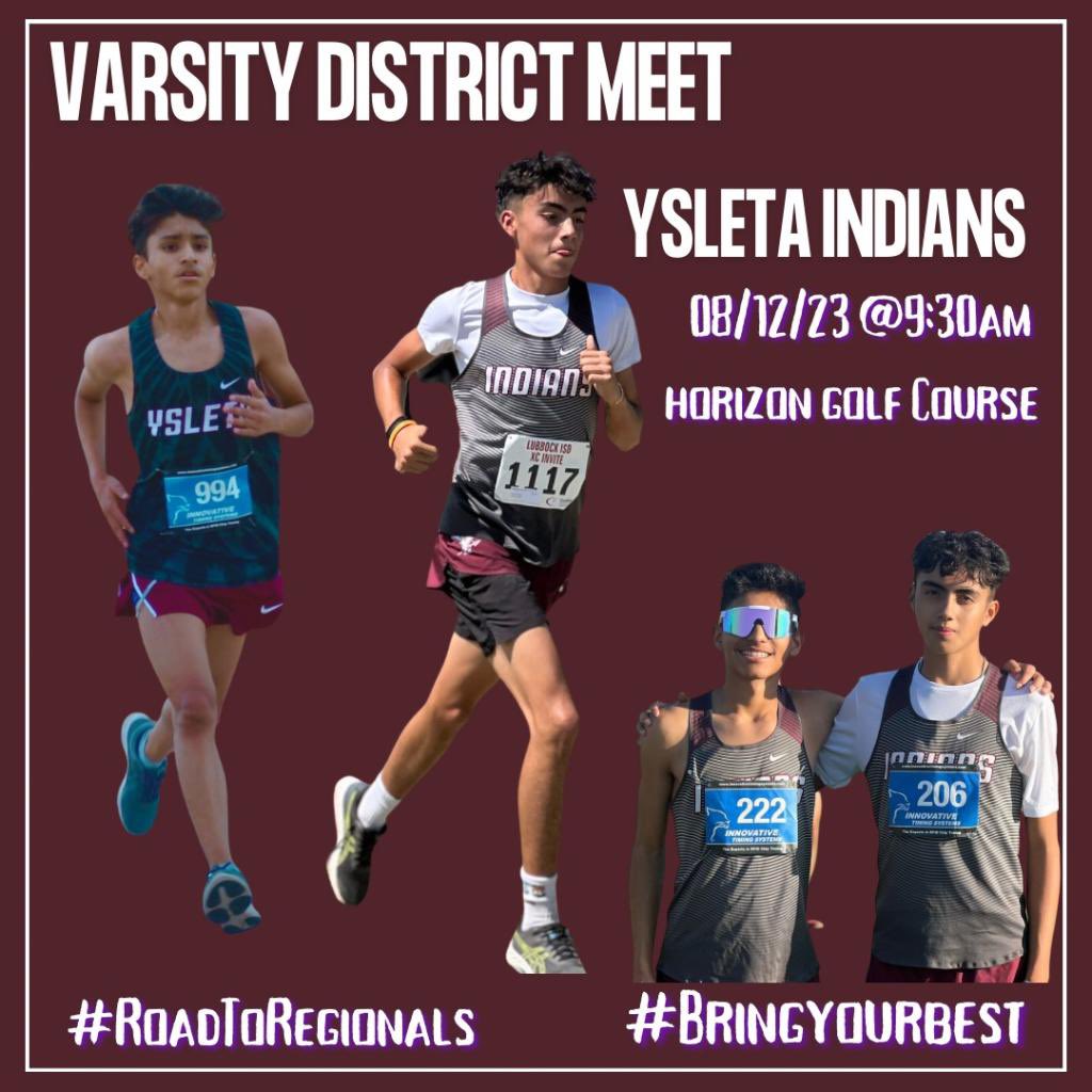 It’s going down tomorrow at the Horizon Golf Course.  Good luck to our two boys competing.  <a href="/3than2024/">Ethan Avalos</a> <a href="/YsletaHS/">Ysleta HS</a>  #BOWUP <a href="/YsletaXC/">Ysleta Men’s XC</a>