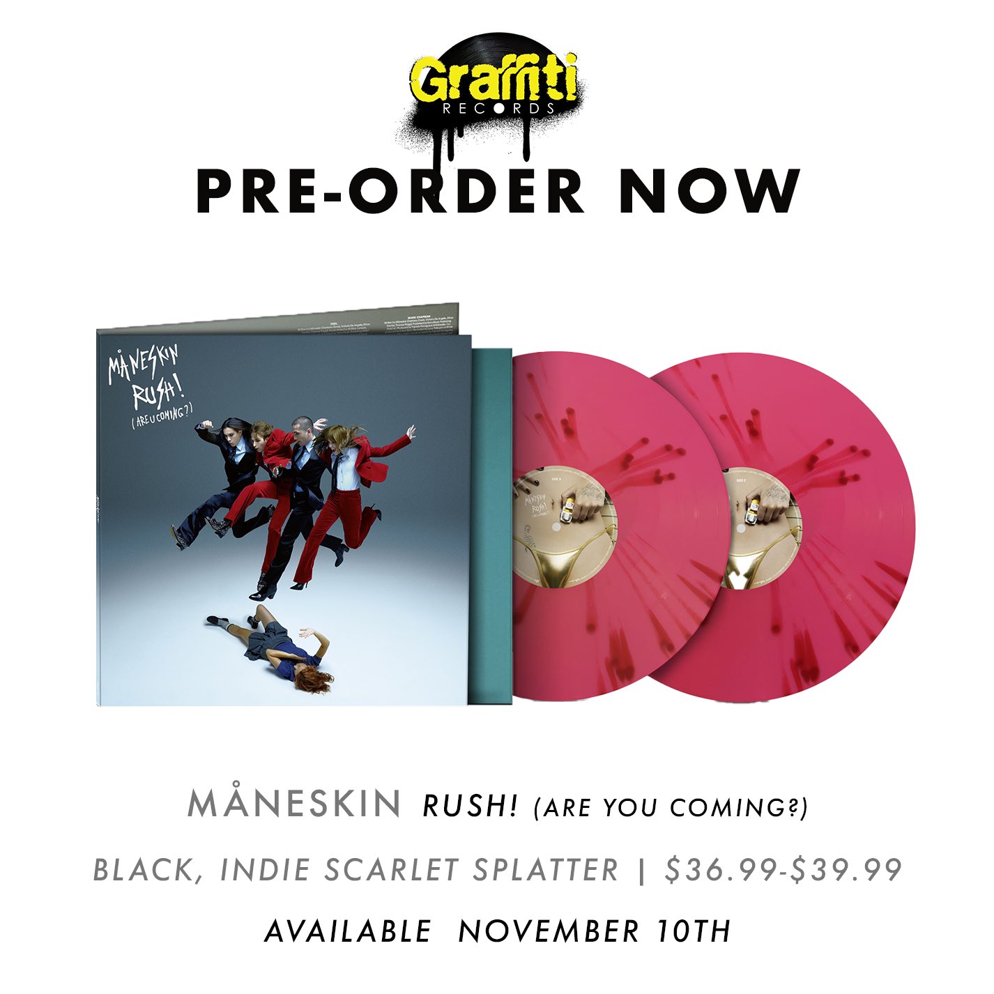 Maneskin - 2LP Vinilo Rush! (Are you coming?)