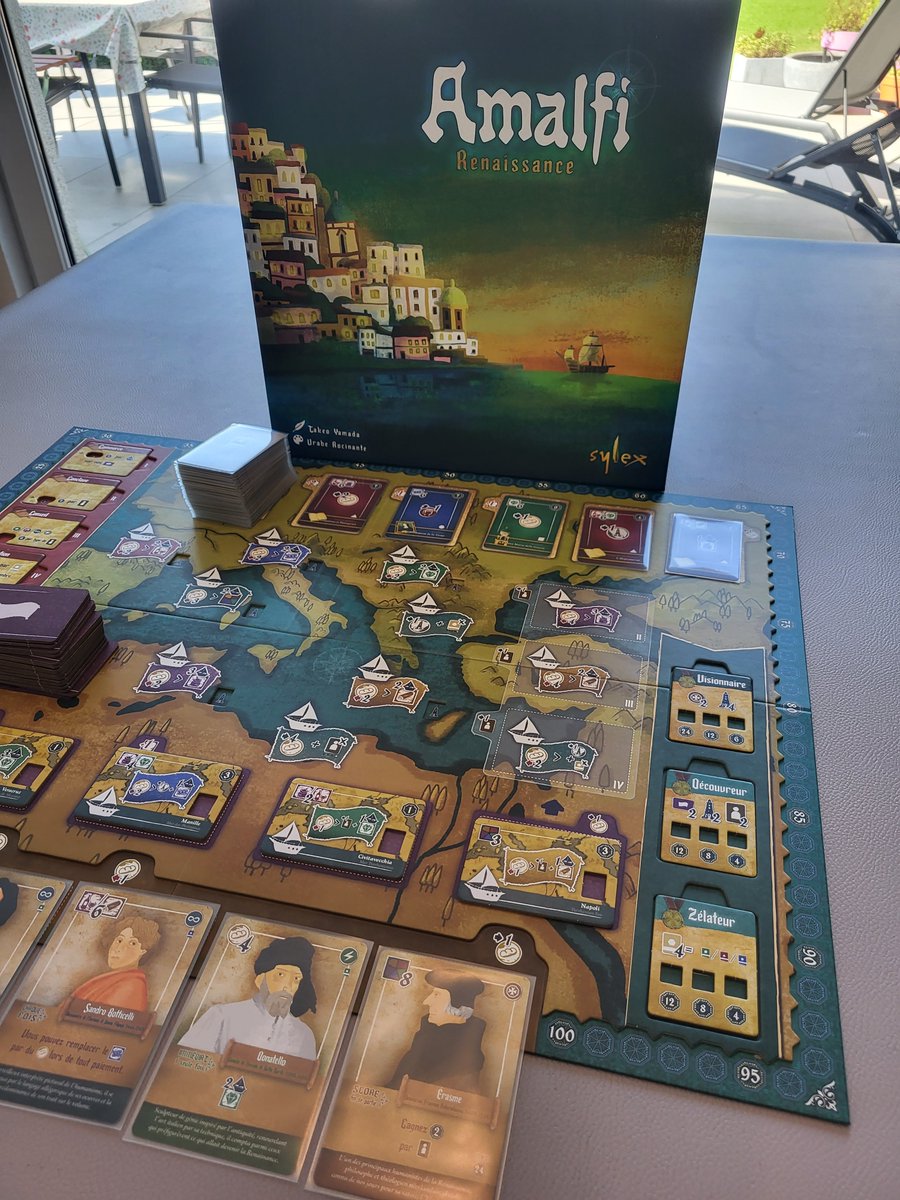 ExpertGameAward's tweet photo. On l'attendait depuis 3 ans et le voilà enfin, Amalfi Rennaissace, la revisite de @GamesSylex .

Review sur le Net : https://t.co/t7KjcxISZ9
Sur FB : https://t.co/9ZK4QBvPLd https://t.co/WTgDK89MMI