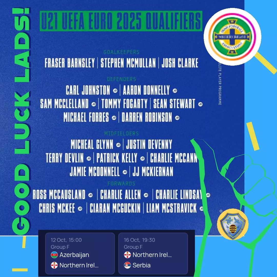 spxcollege's tweet photo. Wishing the very best of luck to our SPX past pupils Michael & Aaron & the entire N.Ireland squad ahead of their upcoming matches! We are #StPiusProud of everything you continue to achieve!!π Well done lads!πππ
#spxsuccessstories #spxsupportersclub
@PrincipalPiusX @StPiusXPE https://t.co/5XzCBGerhn