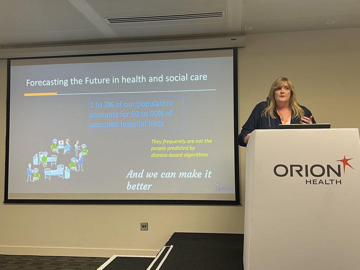 The 2023 #OHCC concludes with @CarolynGullery sharing Canterbury’s journey since 2012 to achieve ‘a connected system, unified around people, that aims not to waste their time.’ Today, residents are 30% less likely to be admitted to hospital than anywhere else in #NewZealand