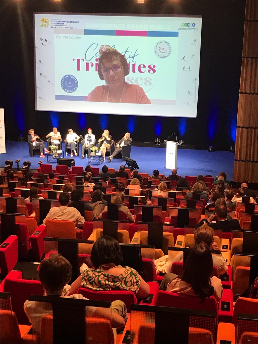 Temps fort du côté du congrès de l'<a href="/AFSOS_officiel/">AFSOS</a> : la conférence grand public ouvre le bal !
Les représentants des patients au cœur des échanges sur un thème fondamental : améliorer la place des patients dans la recherche
<a href="/Seintinelles/">Seintinelles</a> <a href="/Collectif_MT/">Collectif Triplettes Roses</a> <a href="/AssoARTuR/">A.R.Tu.R.</a>
