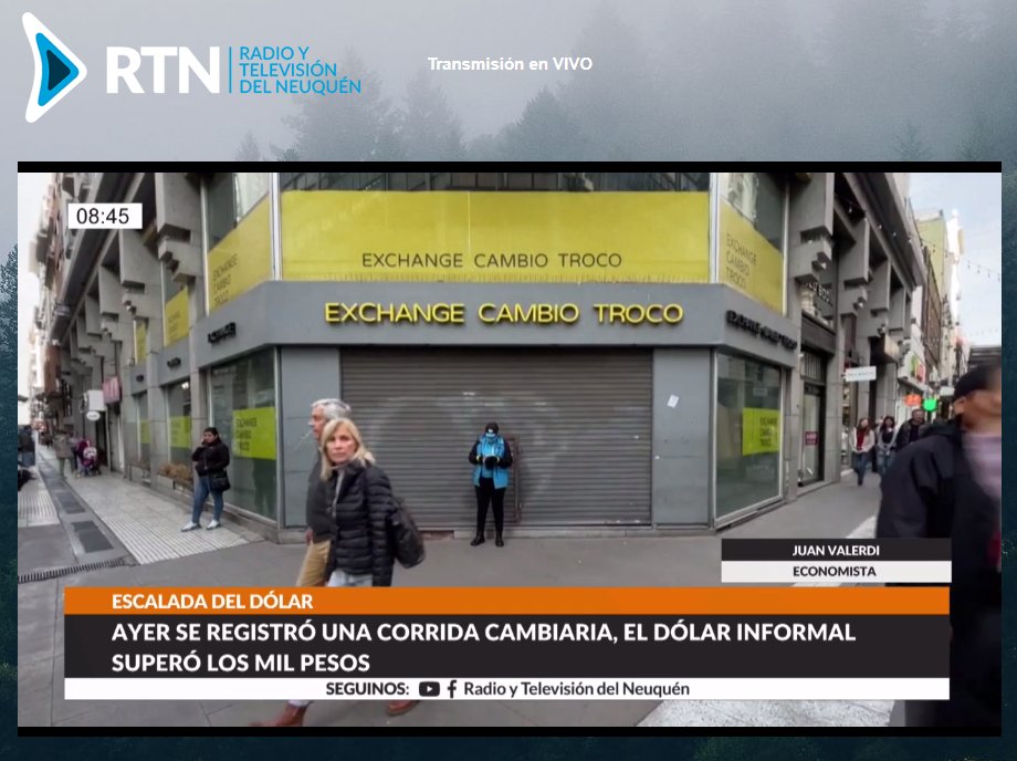 horaciorusso's tweet photo. #ENVIVO #PRIMERADOSIS @juanvalerdieco, economista, analiza la corrida cambiaria que sucedió este martes en el país. @Fede_car2001 @MiriamACamargo @Hernancho46. https://t.co/s8nqMr7ZwT