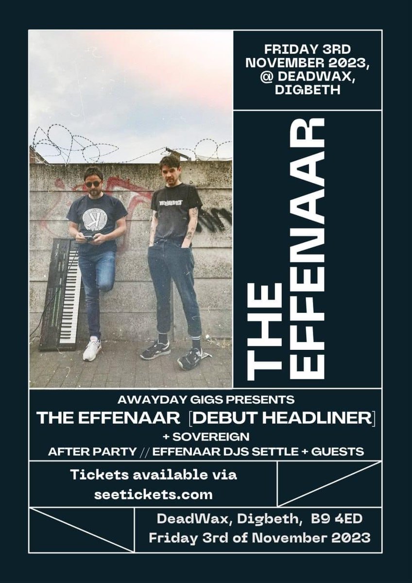 TheEffenaar's tweet photo. The Twang shows are selling out quick and we can’t wait for em!
We’re not doing any of the midlands shows as we have our own headline Brum gig on 3rd Nov
So if you want to catch us on our only midlands show this year grab your tickets now!
AT THE FRONT 👀🔊����🏻 https://t.co/KWycjo8WRp