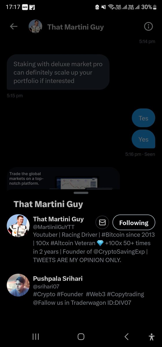 srihari07's tweet photo. @MartiniGuyYT Is this your account ? https://t.co/S4VYbOjtZP