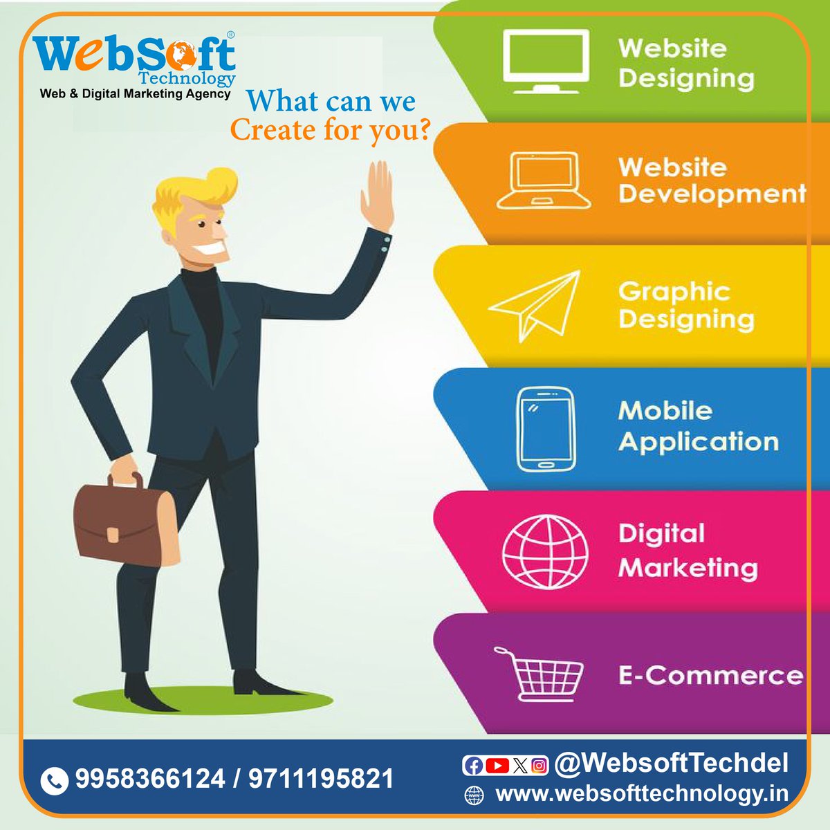 WebsoftTechDel's tweet photo. Ready to unlock the power of digital marketing? 
👇Connect with us now for more details
👉 https://t.co/tMQZzsl4pQ
📧 info@websofttechnology.in
☎ +91- 09205776961 / 09958366124

#DigitalMarketing #paidcampaign #WebsoftTechnology #DigitalMarketing #Innovation #BusinessGrowth https://t.co/3PBvq6hduK
