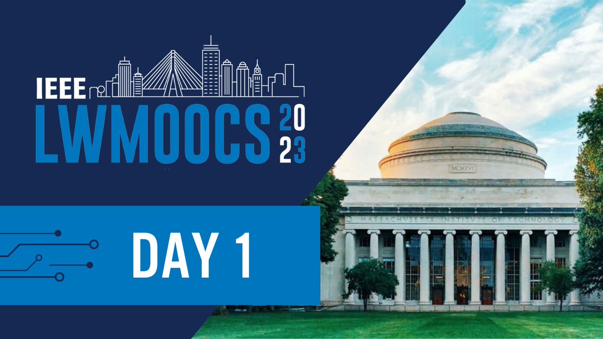 MIT Open Learning (@mitopenlearning) on Twitter photo Welcome to the 2023 <a href="/IEEEorg/">IEEE</a> Learning with MOOCs conference on <a href="/MIT/">Massachusetts Institute of Technology (MIT)</a> campus!
TODAY'S PROGRAM HIGHLIGHTS:
🔹 Welcome address | Jessica Sandland & Mary Ellen Wiltrout
🔹 Inclusive teaching workshop | Darcy Gordon
🔹 Poster sessions
Full schedule ➡️ bit.ly/48KzAtI Welcome to the 2023 <a href="/IEEEorg/">IEEE</a> Learning with MOOCs conference on <a href="/MIT/">Massachusetts Institute of Technology (MIT)</a> campus!
TODAY'S PROGRAM HIGHLIGHTS:
🔹 Welcome address | Jessica Sandland & Mary Ellen Wiltrout
🔹 Inclusive teaching workshop | Darcy Gordon
🔹 Poster sessions
Full schedule ➡️ bit.ly/48KzAtI