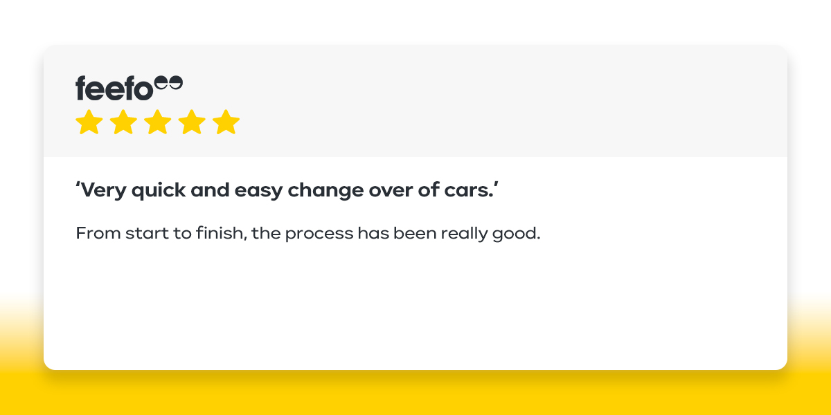 bridleleasing's tweet photo. Thank you for the 5-star review! 🌟🌟🌟🌟🌟

See all of our @Feefo_Official reviews here > https://t.co/8Mg0KSPgzU

#Leasing #CarLeasing #VehicleLeasing https://t.co/Slxvrd9Dr0