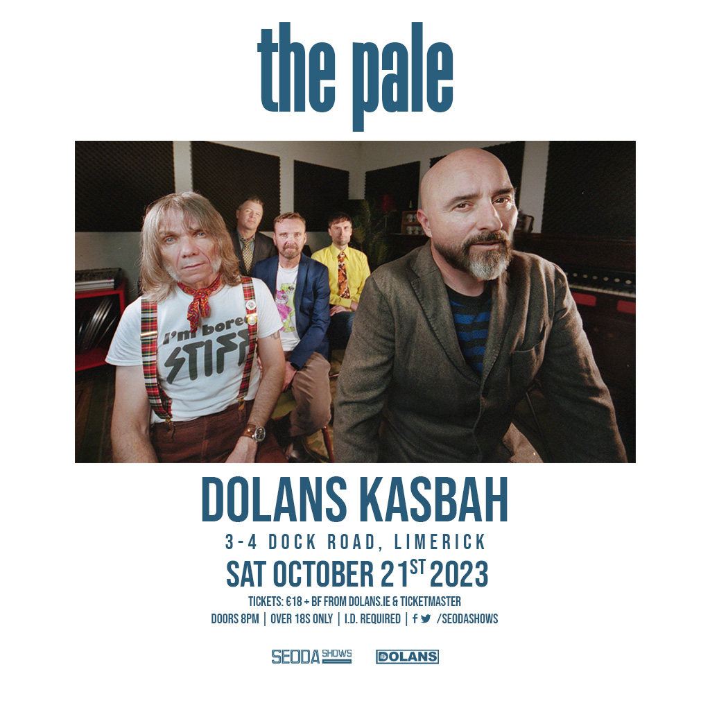 ***NEXT WEEK AT DOLANS*** The Pale proudly presented by Seoda Shows Dolans Kasbah Sat Oct 21st Tickets here: dolans.yapsody.com/event/index/78… @thepalemusic @seodashows