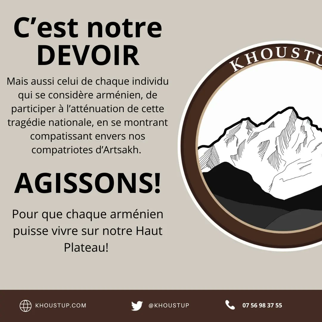khoustup's tweet image. Amis et camarades. L'organisation sportive&amp;amp;patriotique "Arshakounis" mets en pause ses activités durant le mois d'octobre pour venir en aide aux réfugiés d'Artskah. 

Plus d'informations sur les images -&amp;gt;