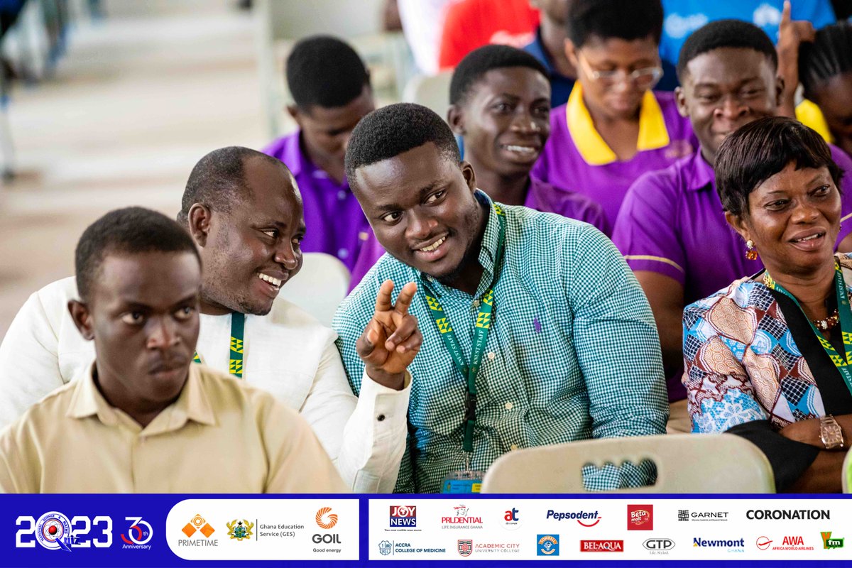 NSMQGhana's tweet photo. KNUST SHS

See the cape schools, they’re like two blood cells in love. It’s all in ‘vein’.

#NSMQ2023 #NSMQ30 #Primetime #NSMQOneEighth https://t.co/hdlh7hu8dj