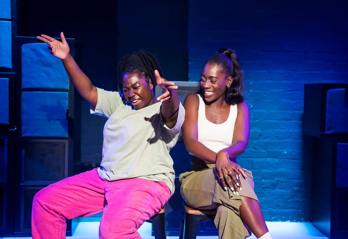 FuelTheatre's tweet photo. First look at #FLIP!, now open @alphabetti_theatre!
Don't miss @Leah_StLuce and @jadeodunjo in this exciting new satire by @racheal_ofori, directed by @emilyaboudetc!

Book now: https://t.co/CtPOuSHYvZ

Until 28 Oct @Alphabetti 
31 Oct - 4 Nov @summerhallery
7-25 Nov @sohotheatre https://t.co/549b2hzwPx
