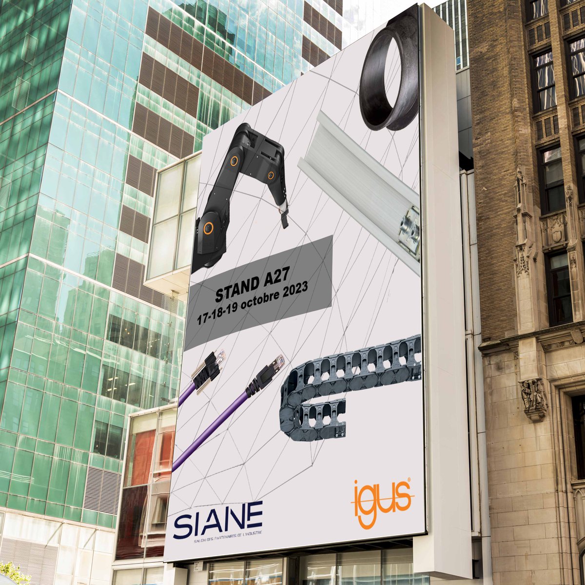 igusFrance's tweet image. 𝗔 𝗩𝗢𝗦 𝗔𝗚𝗘𝗡𝗗𝗔𝗦 📅 ​
Retrouvez-nous sur le #salon #SIANE de Toulouse, du 𝟭𝟳 𝗮𝘂 𝟭𝟵 𝗼𝗰𝘁𝗼𝗯𝗿𝗲 inclus !​ Nos #spécialistes se feront un plaisir de vous accueillir et de vous présenter nos nombreuses #solutions sur le 𝘀𝘁𝗮𝗻𝗱 𝗔𝟮𝟳.