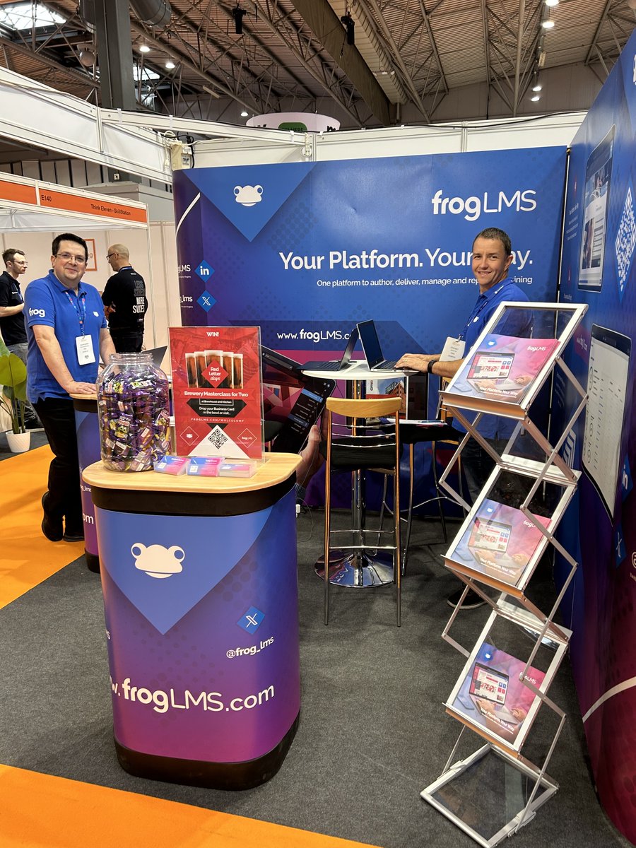 📣 There's still time to visit us at #WOL23!

Come grab a Freddo, explore our #FrogLMS and see how we can work in partnership with your organisation. You can also enter our #competition for a chance to win a Brewery Masterclass for Two! 🍻

➡️ Find the Frog team on Stand E110!